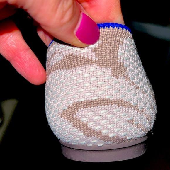 Rothy’s The Flat Pink and Beige - Floral Pattern - Picture 2 of 4